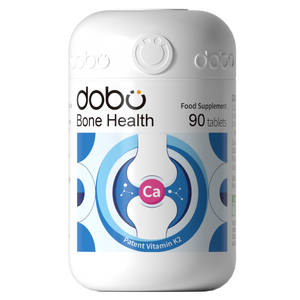 Dobo Bone Health supplement container on a white background