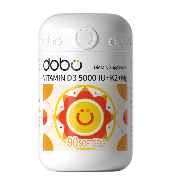 DOBO Vitamin D3 5000IU + K2 + Magnesium
